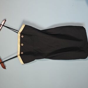 Vintage Y2K All That Jazz Dress 90's Metallic Daisies Mini Size 9/10